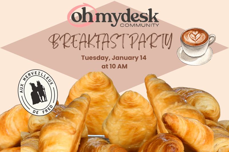 Breakfast Party — شیرینیهای Aux Merveilleux de Fred