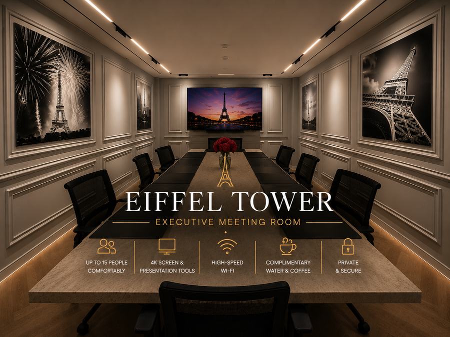 قاعة اجتماعات Eiffel Tower — Oh My Desk Downtown